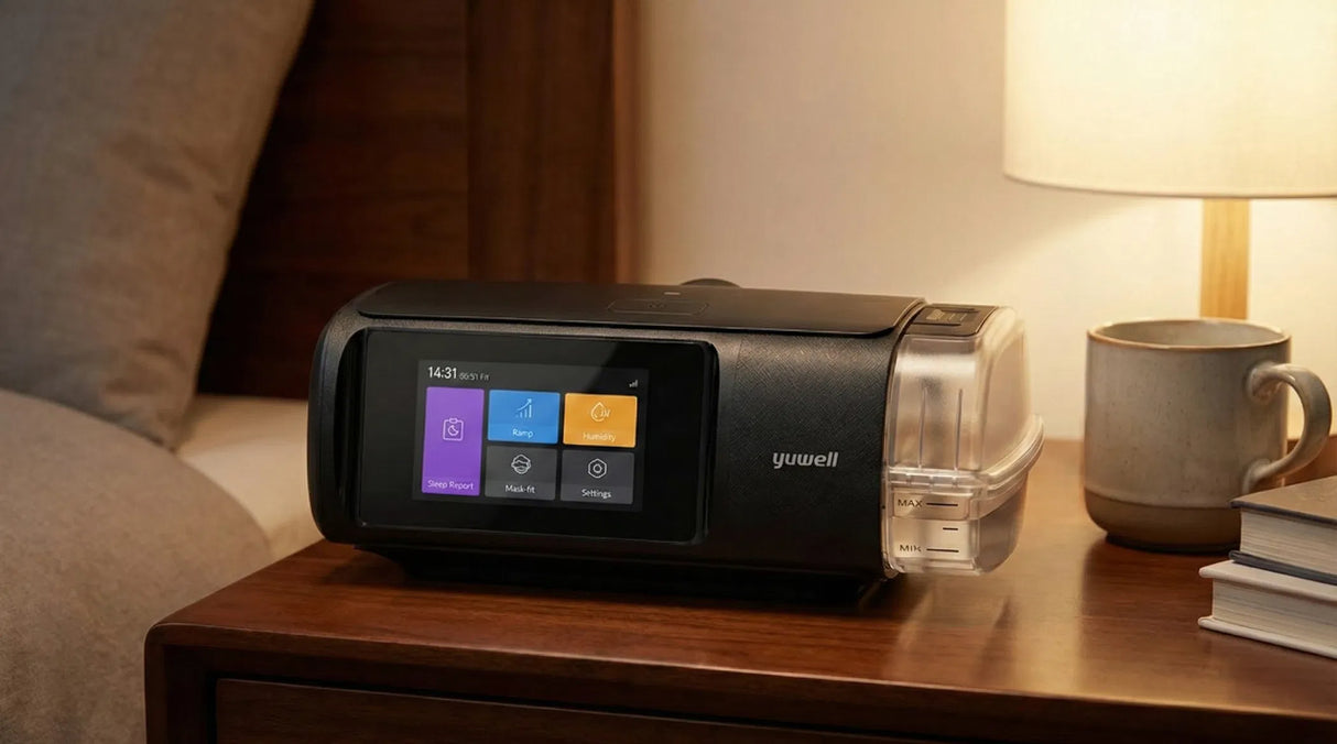 Breathcare III Auto CPAP by Yuwell Bedside