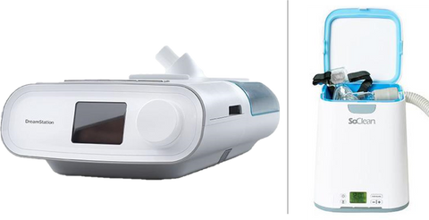 Dreamstation Go with So Clean CPAP Sanitizer
