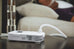 DreamStation Go Travel CPAP with Heated Humidifier bedside