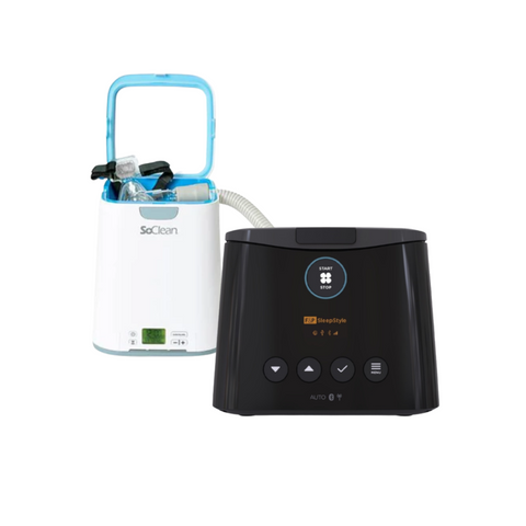 SleepStyle Auto CPAP & So Clean 2 <br> <h3>includes: mask | heated tubing | filters | wipes</h3>