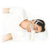 Memory Foam CPAP Pillow in use with CPAP mask
